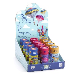 Parachutists Flying Heroes - Display 12 pcs